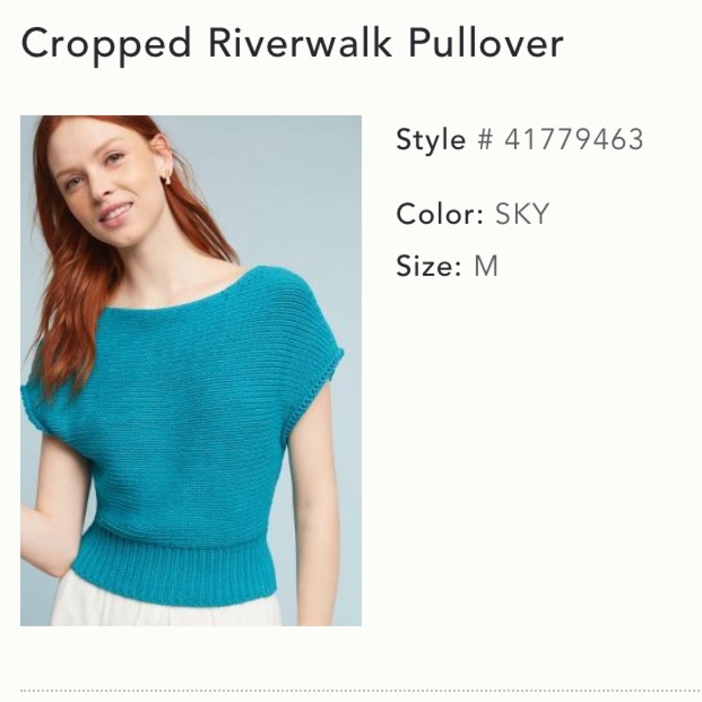 Anthropologie Cropped Sweater